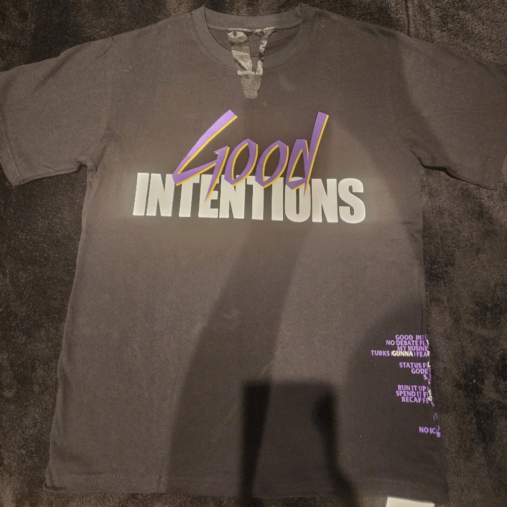 Vlone  small black good intentions
